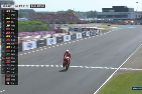 Dovizioso dan Zarco Terjatuh, Marquez Juara MotoGP Perancis