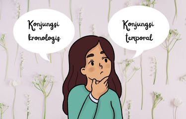 Perbedaannya konjungsi kronologis dan konjungsi temporal adalah penggunaannya.
