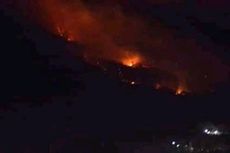 Puluhan Hektare Lahan Gunung Ile Mandiri Flores Terbakar Api