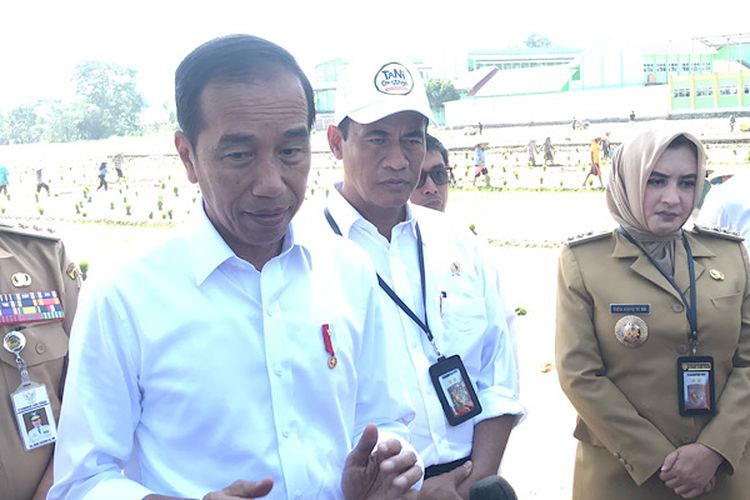 Presiden RI Joko Widodo saat berada di Kabupaten Pekalongan Jawa Tengah