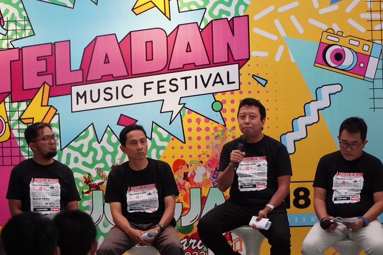 Konferensi pers Teladan Music Festival 2022 di Yogyakarta.