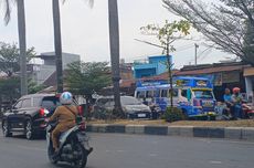 Penertiban di Jalan Jamin Ginting Medan, Masih Ada Bus Mengetem, Penumpang Menunggu di Loket yang Disegel