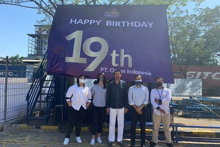 Perayaan ulang tahun PT Orson Indonesia 