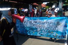 Peringati Hari Kematian Marsinah, Mahasiswa di Yogyakarta Pakai Topeng
