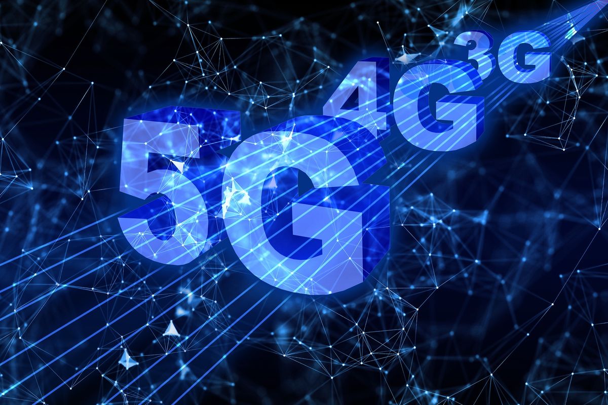 Ilustrasi jaringan seluler 5G