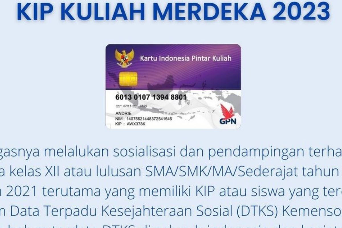 Kemendikbud membuka lowongan relawan KIP Kuliah merdeka 2023