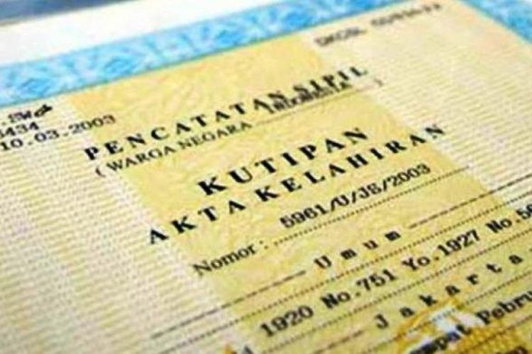 Ilustrasi Akta Kelahiran, cara daftar akta kelahiran 2023