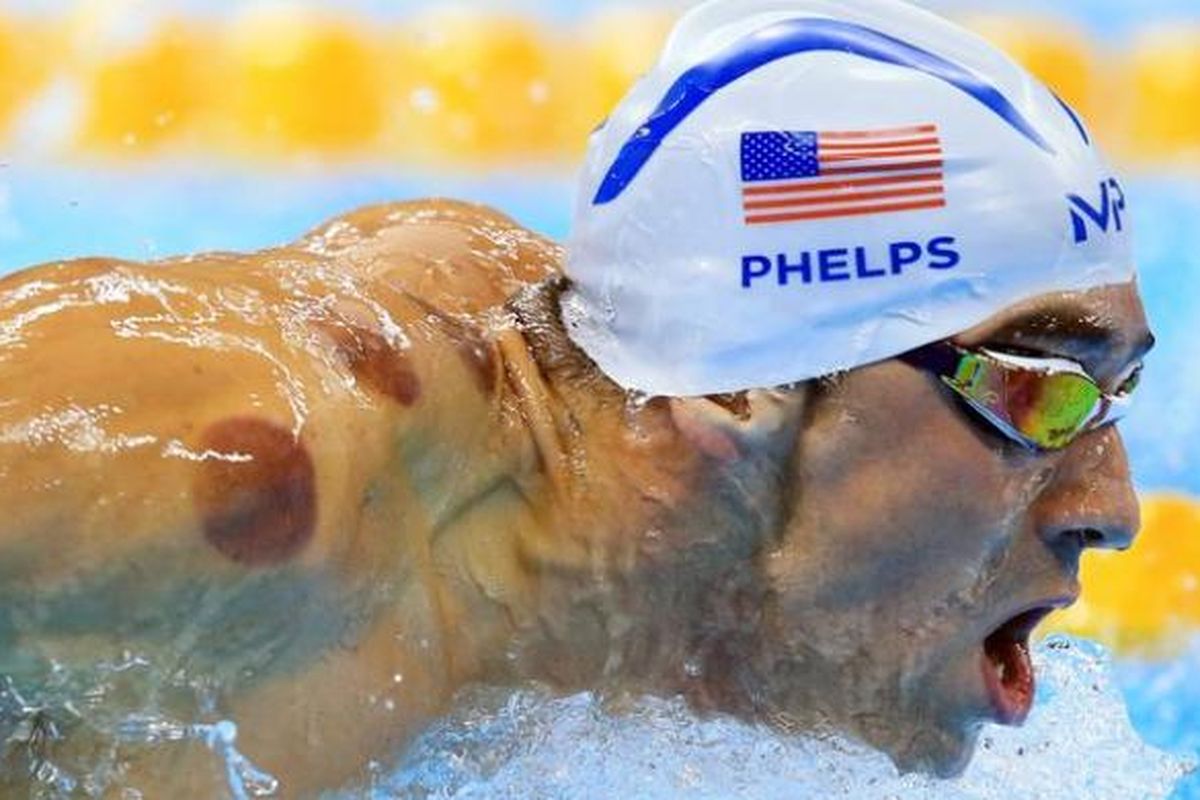 Michael Phelps, perenang dari Amerika Serikat. 