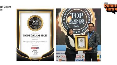 Pertumbuhan Outlet Tembus 70 Persen Per Bulan, Kopi Dalam Hati Raih Penghargaan di IFBC 2026