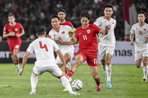 Jadwal Vietnam Vs Indonesia, Misi Garuda Raih Kemenangan demi ke Piala Dunia