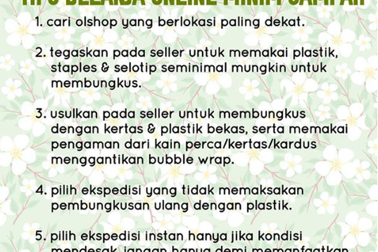 Tips belanja online untuk pembeli.