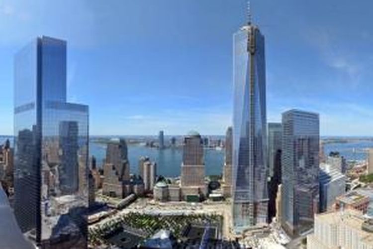 Observatorium One World Trade Center resmi dibuka untuk umum pada Jumat silam.