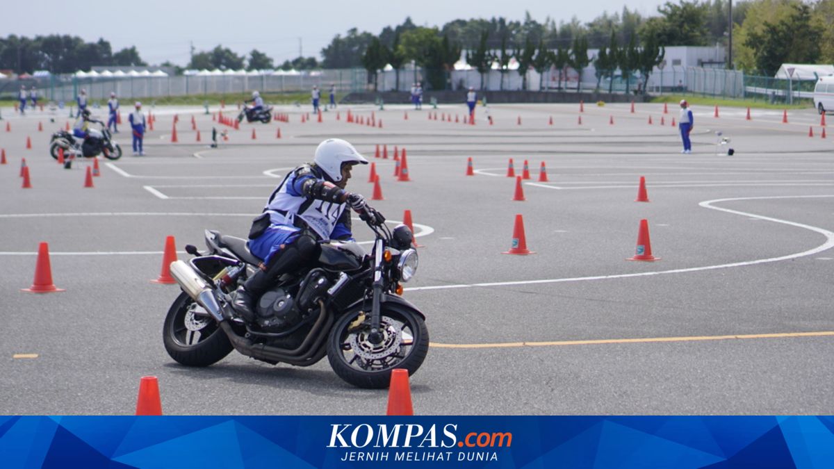3 Menu Ujian Praktik Kompetisi Safety Riding Motor di Thailand