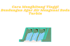 Cara Menghitung Tinggi Bendungan Agar Air Mengenai Roda Turbin