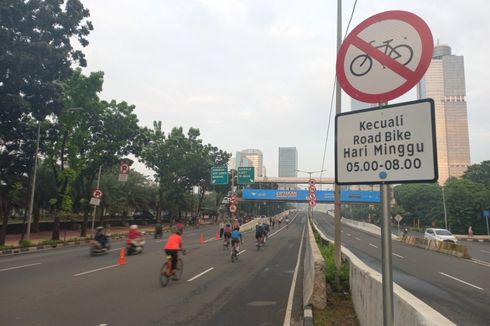 Road Bike Dilarang Melintas JLNT Mulai Minggu Besok