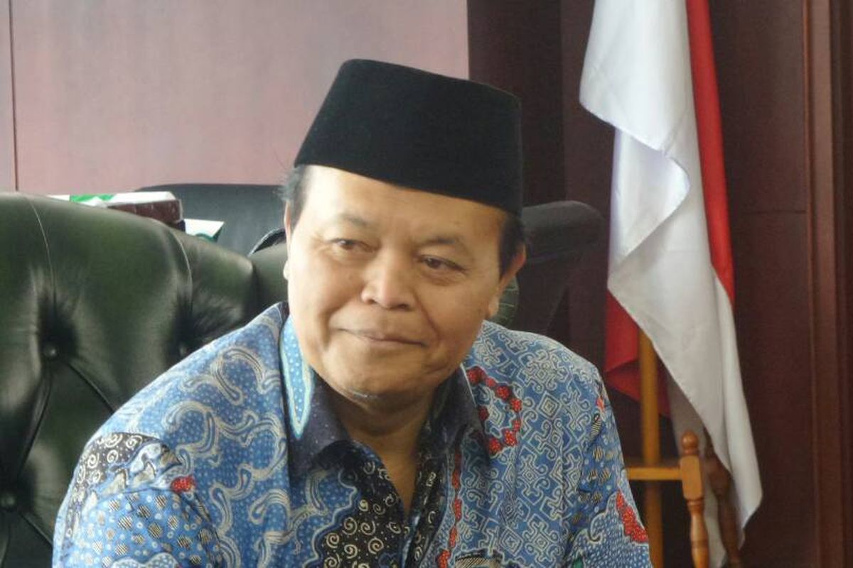 Wakil Ketua MPR RI Hidayat Nur Wahid di Kompleks Parlemen, Senayan, Jakarta, Senin (8/5/2017).