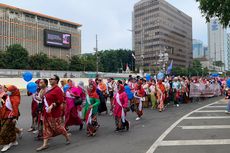 Perempuan Berkebaya dalam Parade Budaya Nusantara, BNPT: Wakili Jati Diri Bangsa Cegah Terorisme