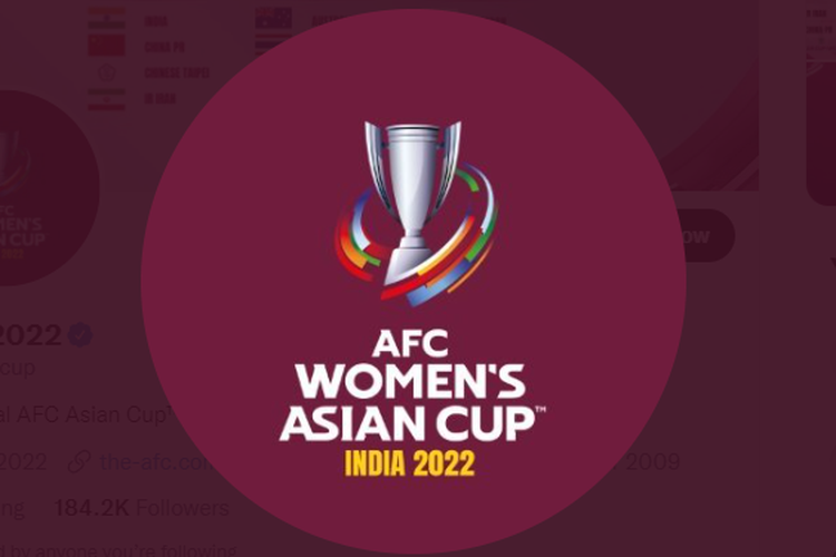 Tangkapan layar logo Piala Asia Wanita 2022.