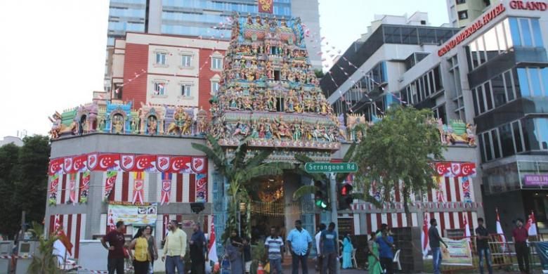 Kuil Sri Veeramakaliamman, Kuil Hindu tertua di Singapura.