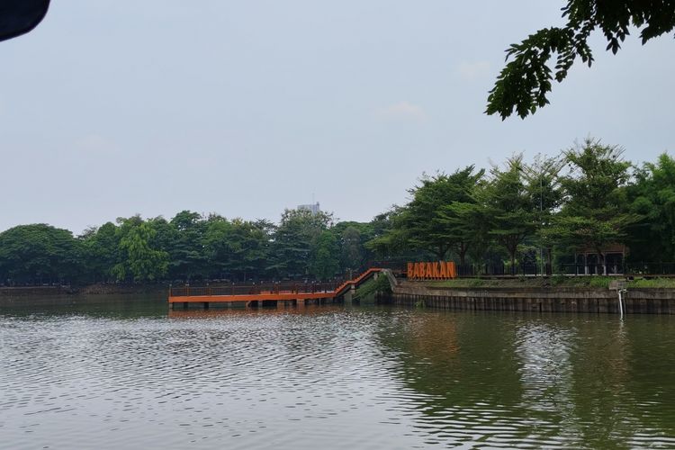 Kawasan Setu Babakan, Perkampungan Budaya Betawi, Jakarta Selatan, Jumat (29/12/2023). 