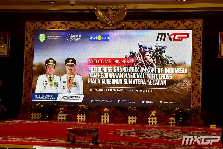 Palembang berharap bisa menggelar kejuaraan dunia motocross lagi.