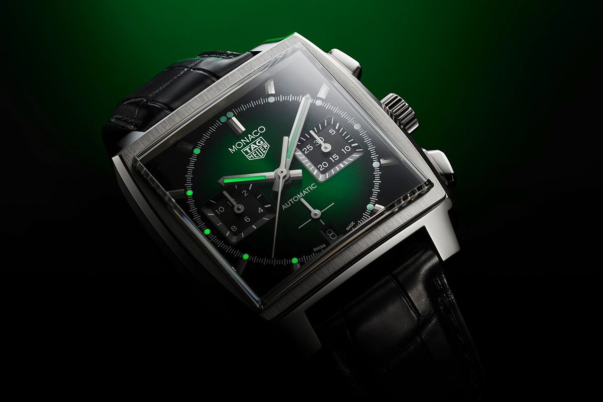 Tag Heuer Monaco Green Dial Limited Edition