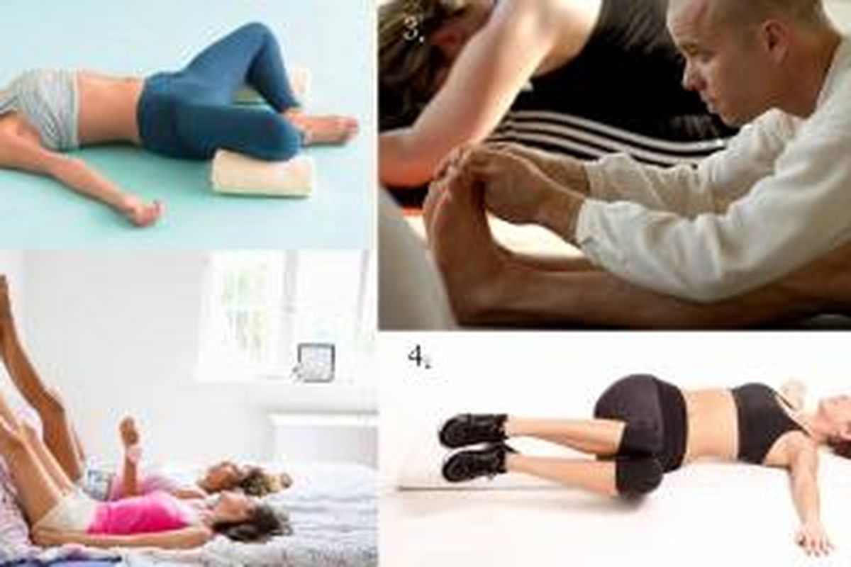 Pose yoga yang bisa dilakukan di tempat tidur