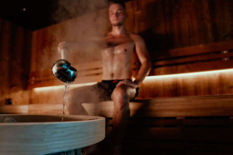 Ilustrasi sauna setelah olahraga