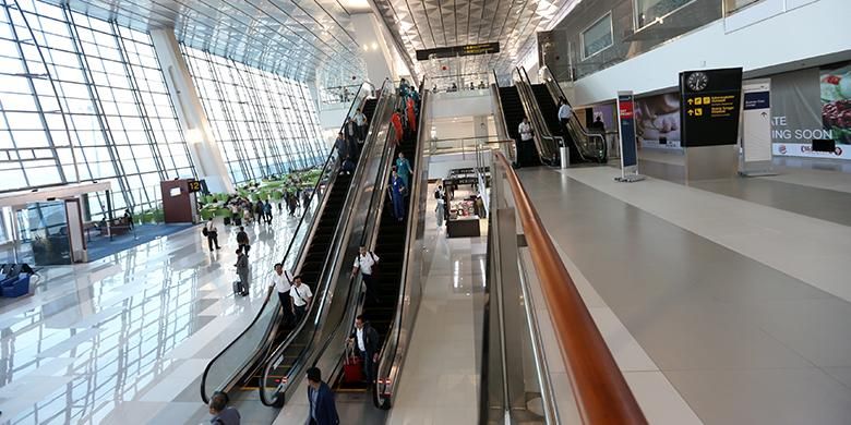 Suasana di Terminal 3 Ultimate Bandara Soekarno-Hatta, Tangerang, Banten, Selasa (9/8/2016). Terminal 3 Ultimate Bandara Soekarno-Hatta resmi beroperasi sepenuhnya hari ini.