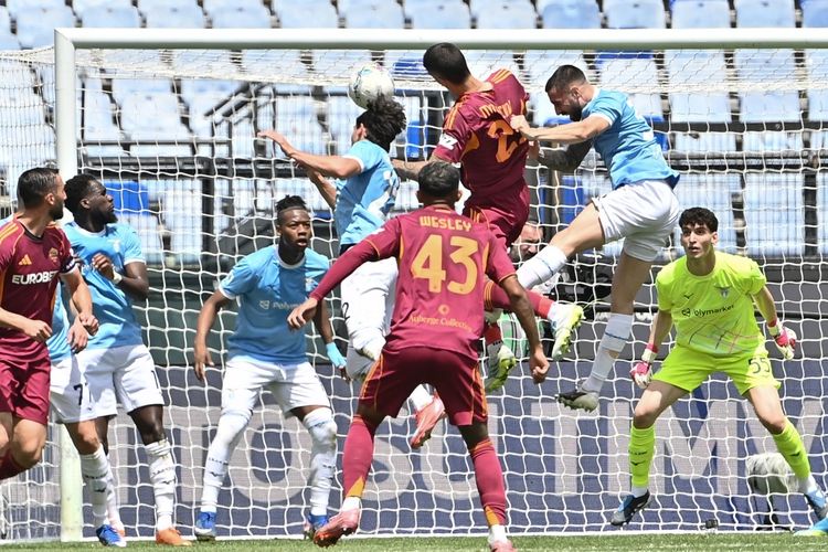 Hasil AS Roma Vs Lazio 2-0, Serigala Balik ke Zona Liga Champions