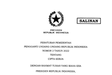 Survei Litbang "Kompas": 60,5 Persen Publik Menilai UU Cipta Kerja Tak Wakili Aspirasi Masyarakat