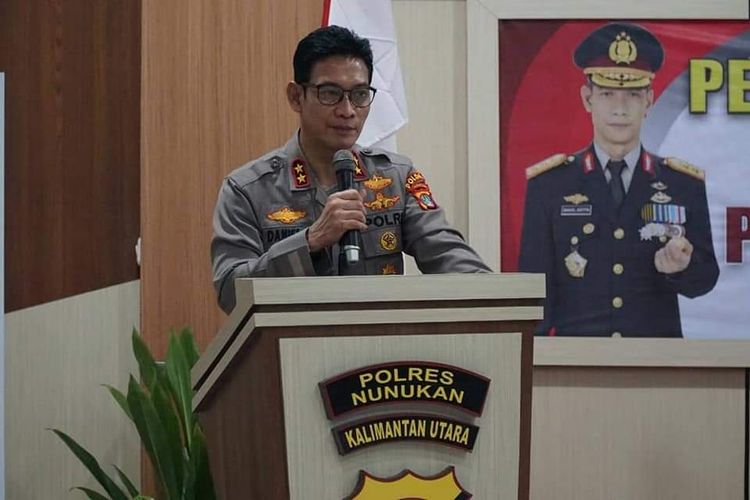 Kapolda Kaltara Irjen Pol Daniel Adityajaya saat berkunjung ke Nunukan