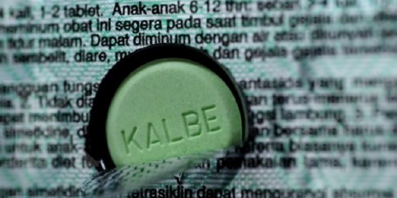 Ilustrasi: obat buatan Kalbe Farma