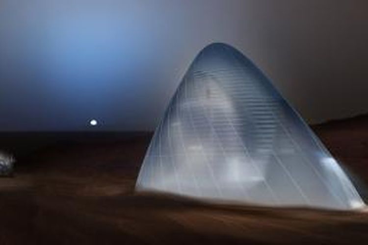 Ice House sendiri lahir dari keharusan untuk membawa cahaya dan koneksi dari luar ke dalam arsitektur Mars.