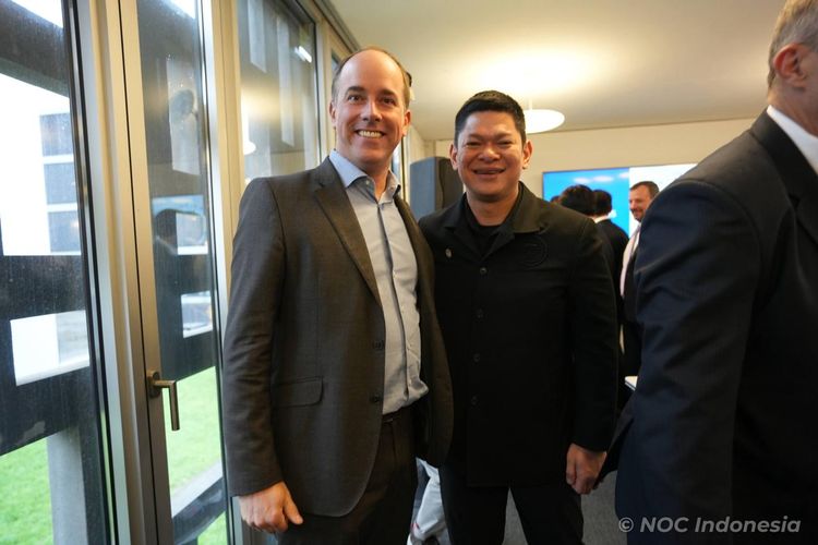 Komite Olimpiade Indonesia (NOC Indonesia) telah menggelar pertemuan resmi dengan Komite Olimpiade Internasional (IOC) di markas besar IOC, Lausanne, Swiss, pada Selasa (28/10/2025) sore waktu setempat atau malam hari waktu Indonesia Barat. Pertemuan yang dipimpin oleh Ketum NOC Indonesia Raja Sapta Oktohari tersebut menjadi momen penting bagi kedua pihak untuk membahas rekomendasi IOC terkait polemik visa atlet Israel pada ajang Kejuaraan Dunia Gimnastik di Jakarta.