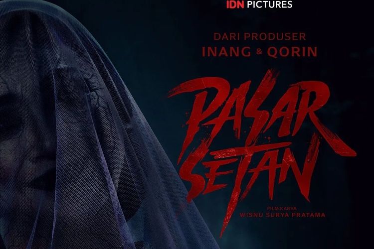 Poster resmi film horor Pasar Setan dari IDN Pictures yang akan tayang pada 29 Februari 2024.