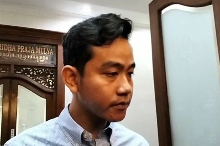 Wali Kota Solo, Gibran Rakabuming Raka di Solo, Jawa Tengah, Selasa (27/2/2024).