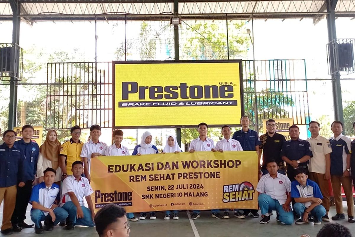 PT Autochem Industry menggelar program edukasi untuk SMK dan Mekanik di Jawa Timur.