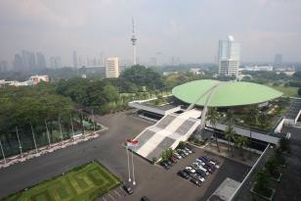 Suasana gedung DPR RI, Jakarta, Jumat (22/5/2009).