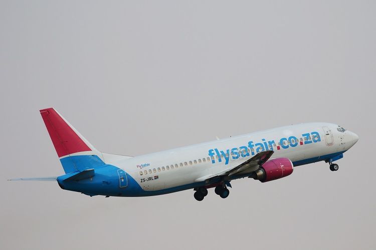 Maskapai penerbangan Flysafair.