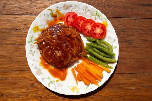 Resep Steak Tempe Rumahan, Sajikan dengan Sayuran dan Kentang Goreng