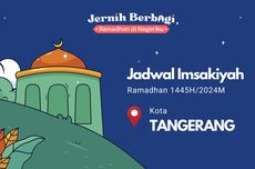 Jadwal Imsak dan Buka Puasa di Kota Tangerang, 29 Maret 2024