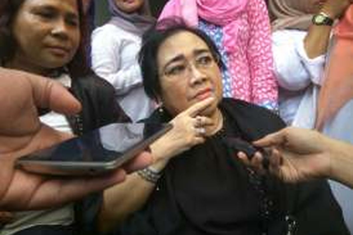 Rachmawati Soekarnoputri di rumahnya di Jalan Jati Padang Nomo 54A, Pasar Minggu, Jakarta Selatan, Rabu (12/10/2016).