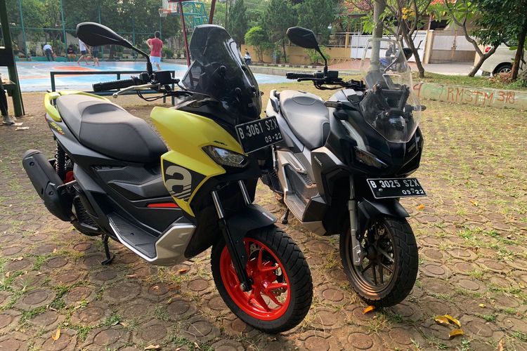 Komparasi Honda ADV 160 dan Aprilia SR-GT 200