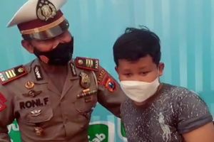 Ortu Meninggal Dunia, Bocah 10 Tahun Naik Sepeda Ikuti Vaksinasi di Kantor Polisi