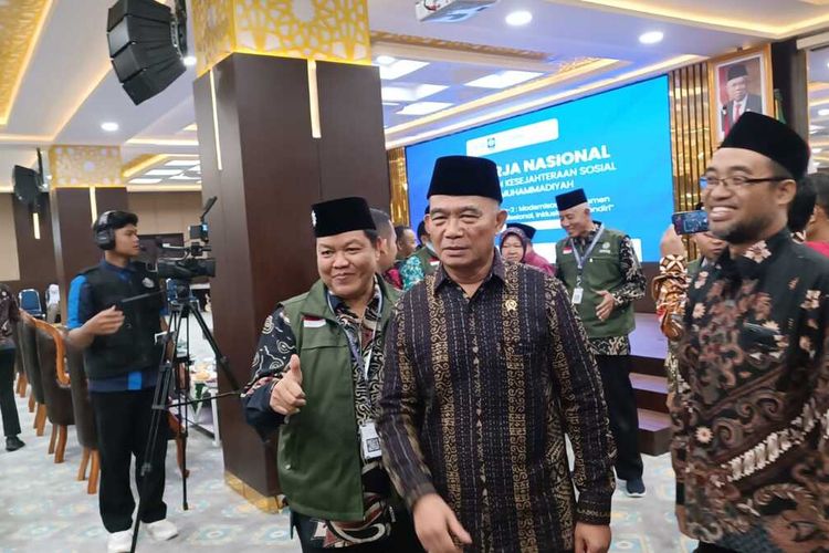 Menko PMK Muhadjir Effendy saat ditemui di Kota Yogyakarta, Jumat (11/8/2023)