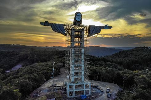 Patung Yesus Tertinggi Ketiga di Dunia Ada di Brasil, Buka Tahun 2023