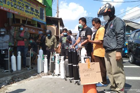 Harga Isi Ulang Oksigen di Jakarta Naik Rp 3.000 - Rp 5.000 Per Tabung