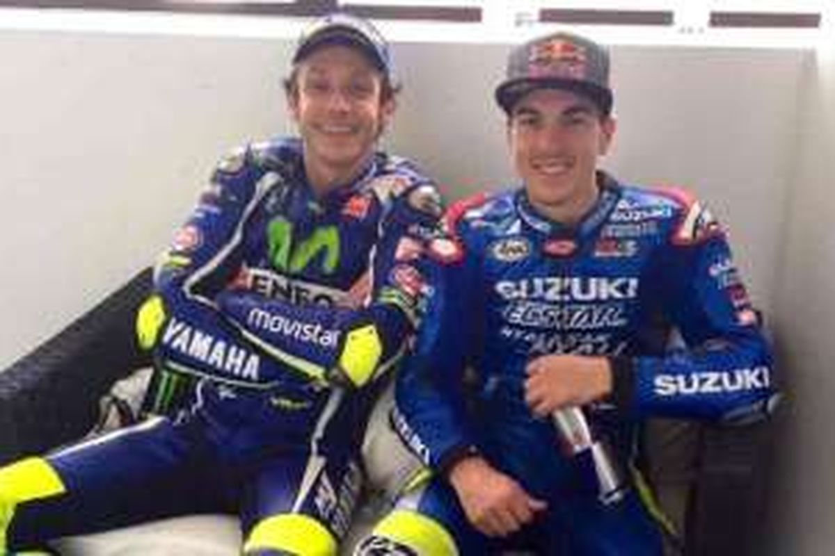 Valentino Rossi dan Maverick Vinales.