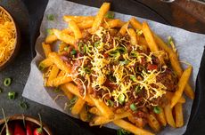 Resep Kentang Goreng Daging Giling ala Kafe, Chili Cheese Fries